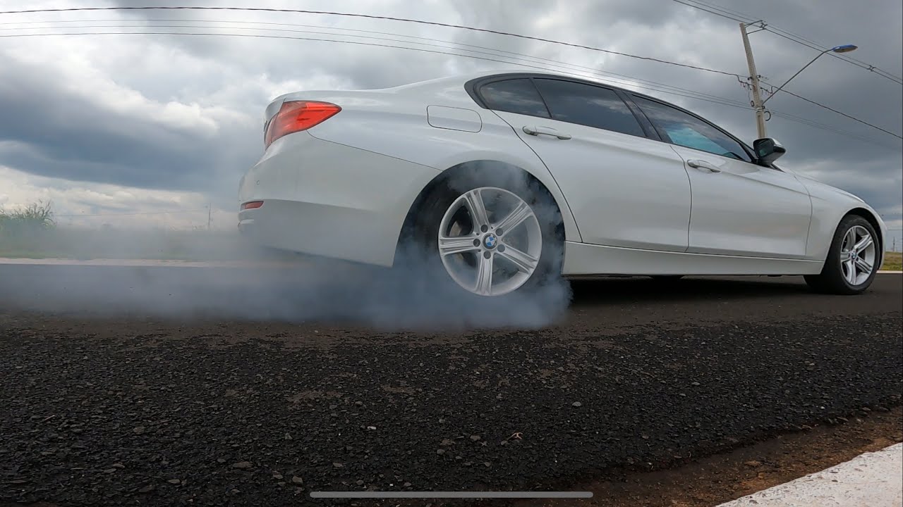 0 a 100 BMW 320i Stg1 - YouTube