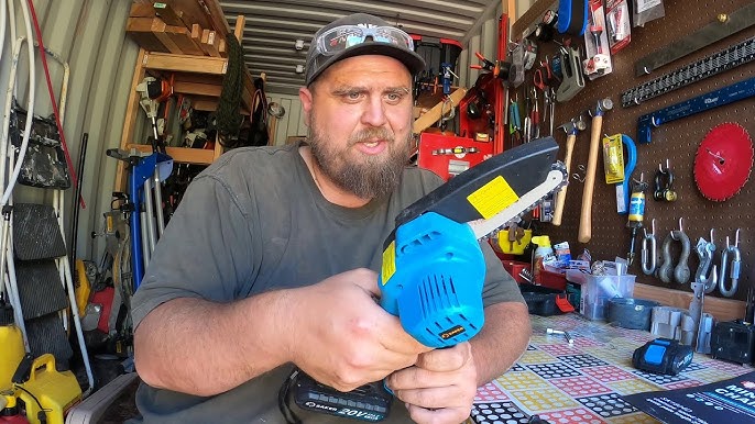 Saker Mini Chainsaw review - lumberjack function, cordless drill package! -  The Gadgeteer
