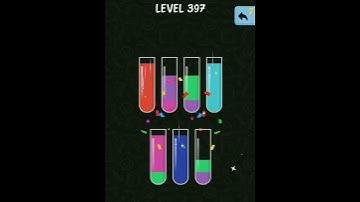 watercolor sort level #397 | mind games | puzzle solved | Easy Games