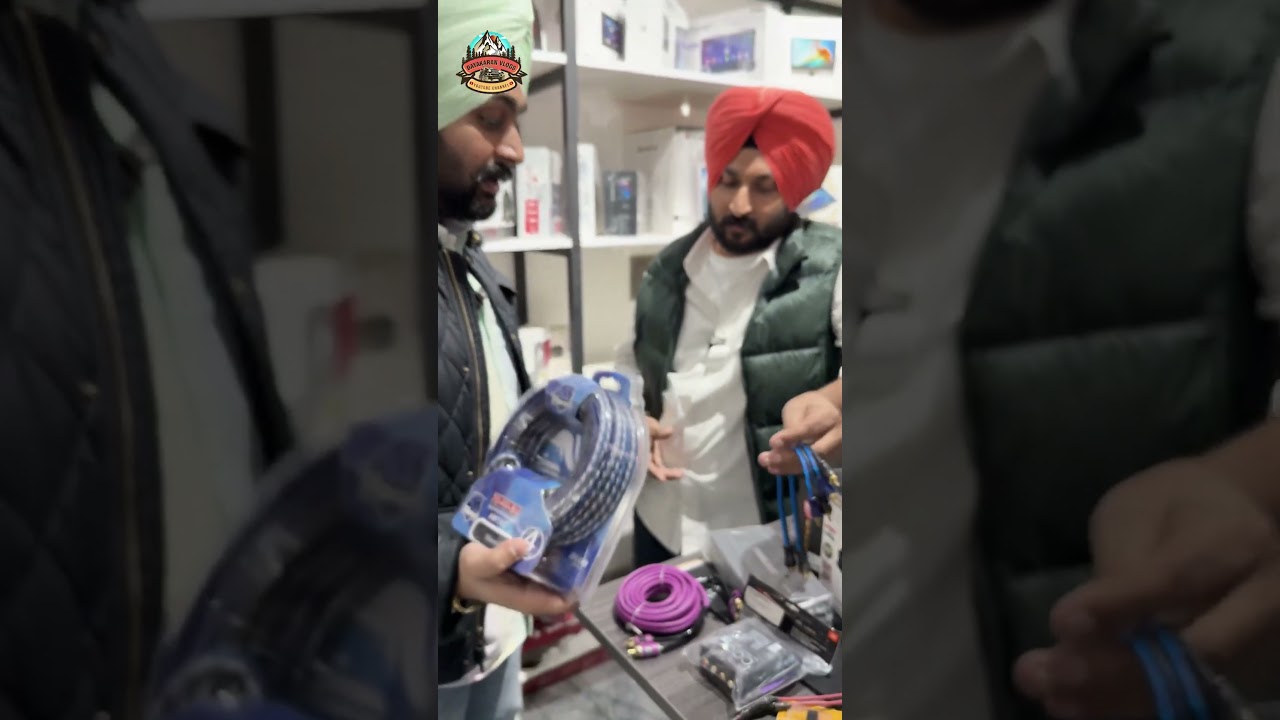 ⁣GOOD SOUND STARTS WITH GOOD WIRING | HIGH QUALITY WIRES, AT GS SANDHU CAR CURE | CALL - 7888300138