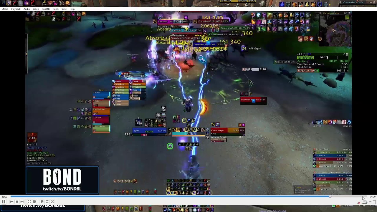 Ele shaman player practices for MDI