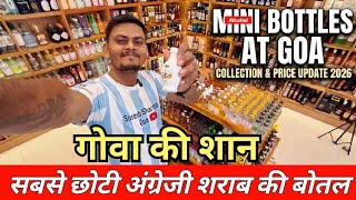 Exploring Goa's Miniature Bottle Collection! ✨ Where can I find the smallest bottles? #minibottles