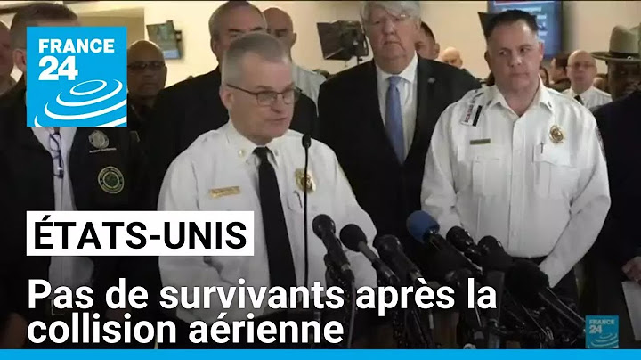 États-Unis : pas de survivants après la collision aérienne au-dessus de Washington • FRANCE 24