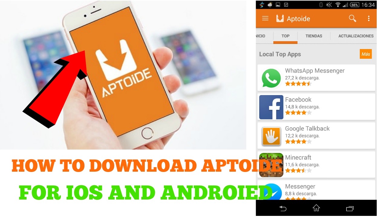 How To Download And Install Aptoide In Android And Ios (Hindi ...