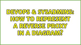 DevOps & SysAdmins: How to represent a Reverse Proxy in a diagram?