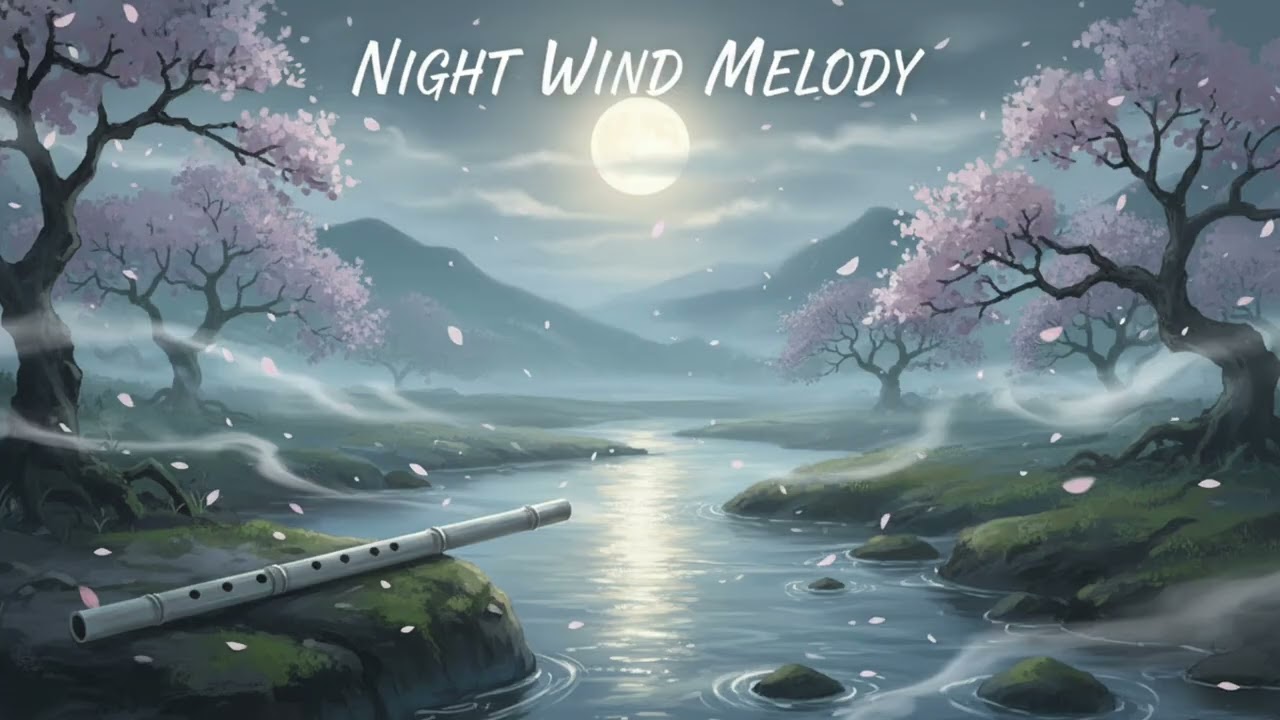 Night Wind Melody – Chinese Zen Music for Relaxation & Sleep