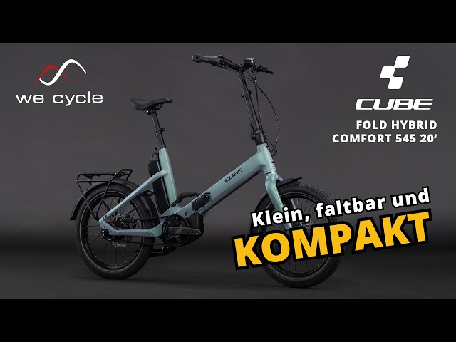 CUBE Fold Hybrid Comfort 545 2026  Kompaktes E-Bike fr Stadt & Alltag