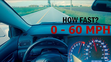 Toyota Corolla XRS 0-60 Mph | 2005 XRS Acceleration Test