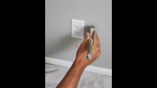 Removing outlet covers and existing lighting. Don&#39;t paint around them just remove them all.