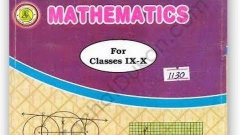 Exercise 1.2, question no 17,18 and 19. For classes IX, X