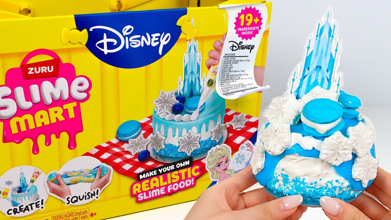 Toy asmr 🩵 Making Disney Cake ASMR Satisfying with Unboxing | Review Toys