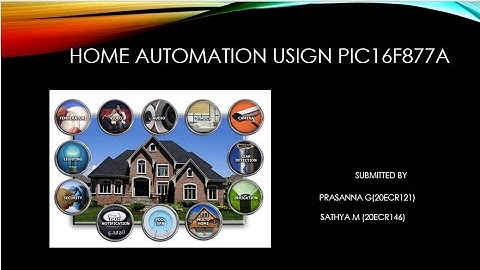 Home automation using PIC16F877A