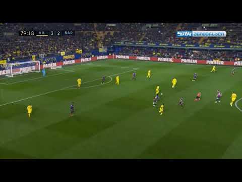 ვილიარეალი 4-4 ბარსელონა მეორე ტაიმის მომენტები (ქართულად)