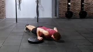 Plate offset push up