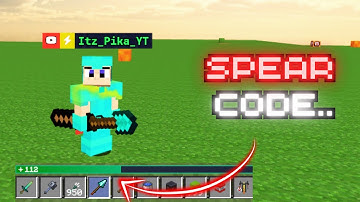 I Added a Spear to Bloxd.io 🔥😱 | Spear, Totem & Mace Code Reveal