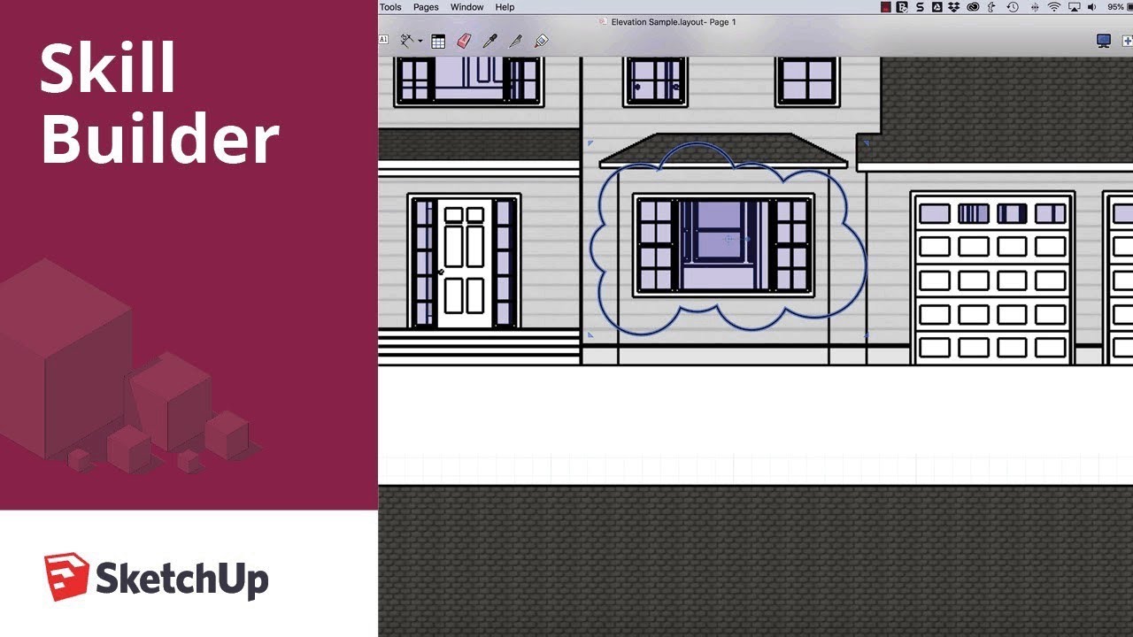 SketchUp Skill Builder Revision Clouds in LayOut YouTube
