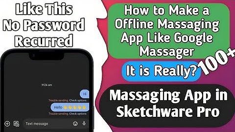 How Make Direct SMS sending app in sketchware pro #sketchware #fastersoftwaredeveloper #SMS #viral