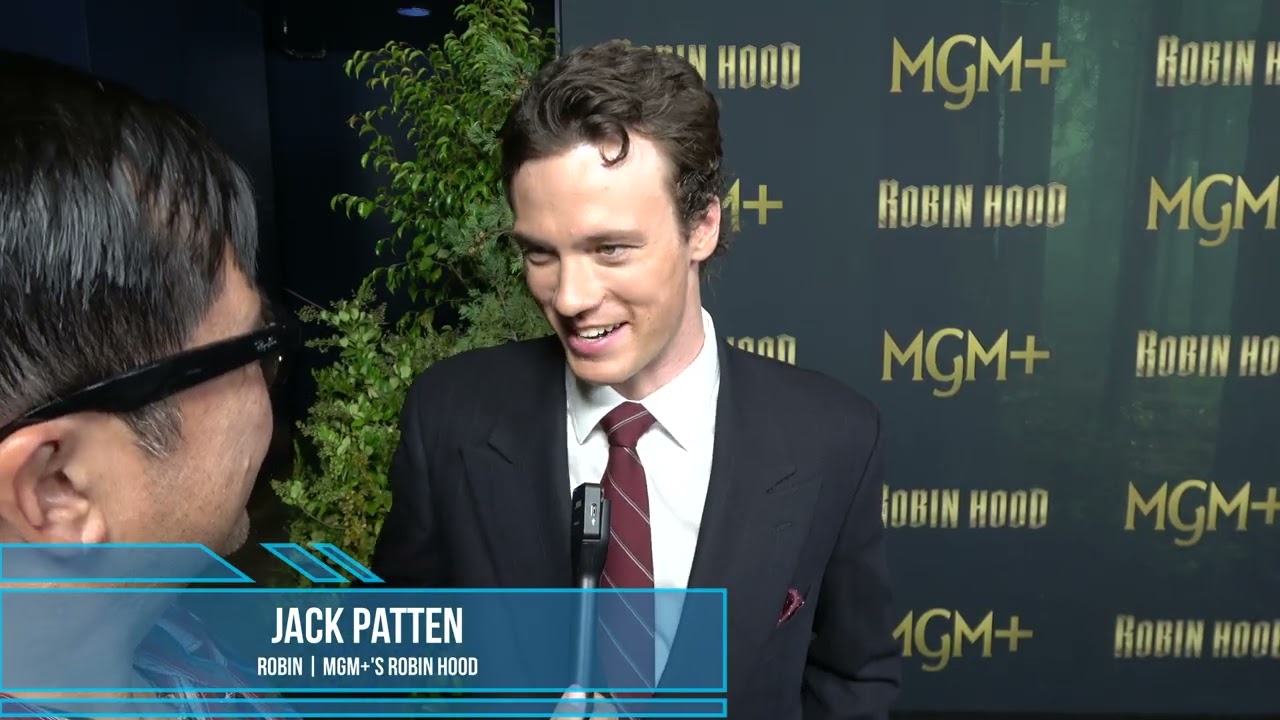 Интервью с Джеком Паттеном на премьере фильма «Робин Гуд» на MGM+