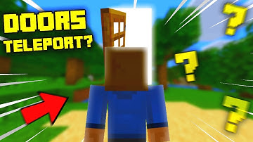 I Used DOORS to Teleport In Minecraft...