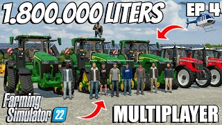 BIG Grass Silage OPERATION +300 BALES | Community Multiplayer | Farming Simulator 22 | Episode 4