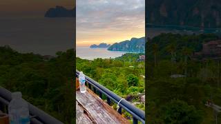 View point of (phi phi island)🏝️ 😍🔥🔥enjoy this view guys🍁#viral #trendingshorts #phi phi