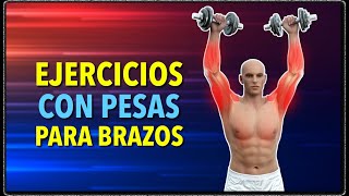 Ejercicios con Pesas para Aumentar los Brazos en Casa