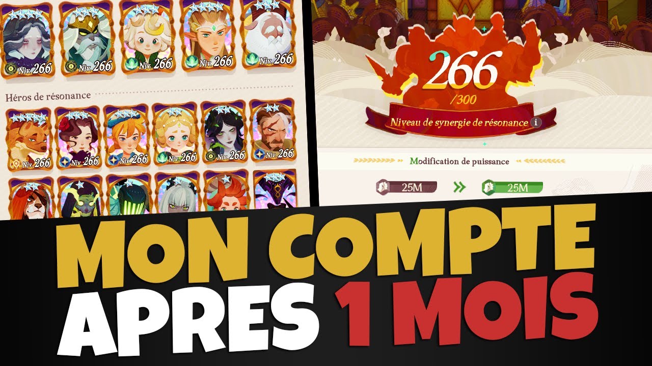 MON COMPTE APRES 1 MOIS DE JEU ! AFK JOURNEY YouTube — free download