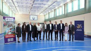 Inaugurarea sălii de sport renovate din liceul „Ivan Vazov”, or. Taraclia