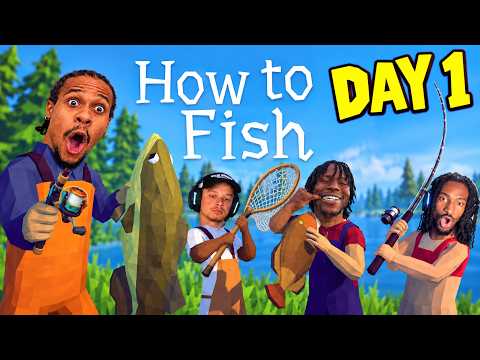 4 GROWN MEN LOSING TO A FISH (How to Fish)