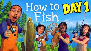4 GROWN MEN LOSING TO A FISH (How to Fish)