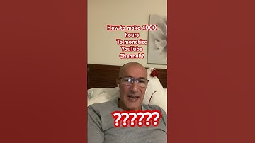 How to make 4000 hours to monetize your channel on YouTube? #4000watchtime  #monetization #youtuber