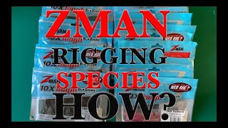 ZMAN LURES. RIGGING. SPECIES & HOW TO.