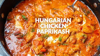 Easy Chicken Paprikash (aka Paprika Chicken)