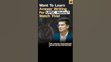 Facing trouble in writing that “first” answer? Watch this | Dr. Shivin Chaudhary | Ex-IRS