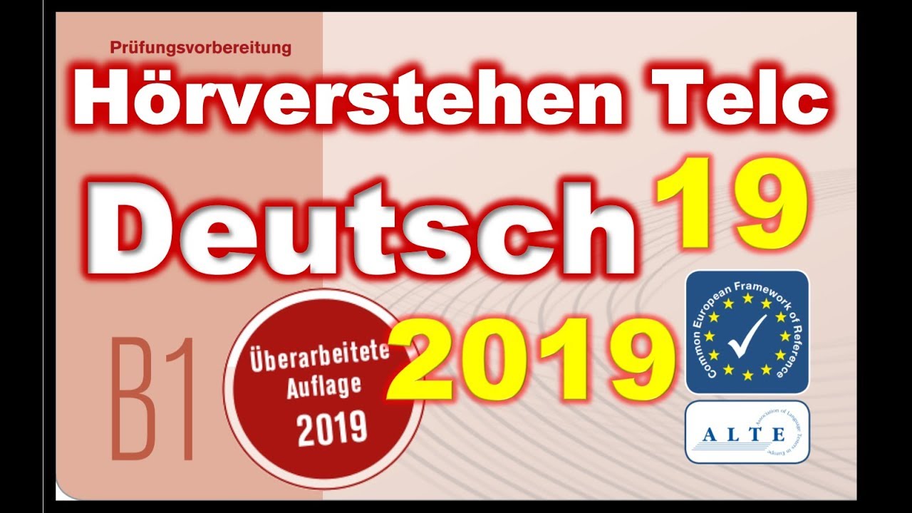 Modelltest (19) B1 Zertifikat Hörverstehen Deutsch 14.08.2019