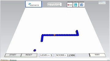 VIRTUITY | Digital Twin simulation - Snake3D - Plant Simulation
