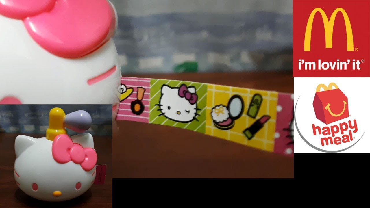 Hello Kitty Perfume Bottle Sticker Dispenser McDonald's Malaysia
