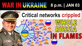 03 Jan: MASSIVE UKRAINIAN STRIKE & SABOTAGE CAMPAIGN. | War in Ukraine Explained