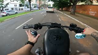 Trocando uma ideia sobre a Harley 883 Irom Bobber e o  dia dia