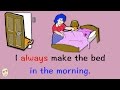 In The Morning | Adverbs of Frequency | English Speaking Practice | Mark Kulek - ESL