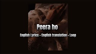 Peera ho (Come and get it Intro LOOPED) ENGLISH TRANSLATION & ENGLISH LYRICS - Masuma Anwar #tiktok