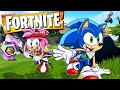 Sonic  amy play fortnite 