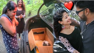 Girlfriend ന്റെ  അമ്മയെ Surprise ചെയ്‌തു 😱😱🥰 Surprising with a Puppy