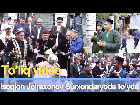 Видео: Isoqjon Jo’raxonov Surxondaryo Sariosiyo Tokchiyon qishlog’ida to’y xizmatida
