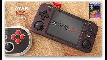 🕹 ATARI 800 - Attack of the Mutant Camels - Gameplay with Anbernic RG353M 🕹