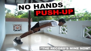 MOST Real No Hands Push Up Challenge (RECORD)