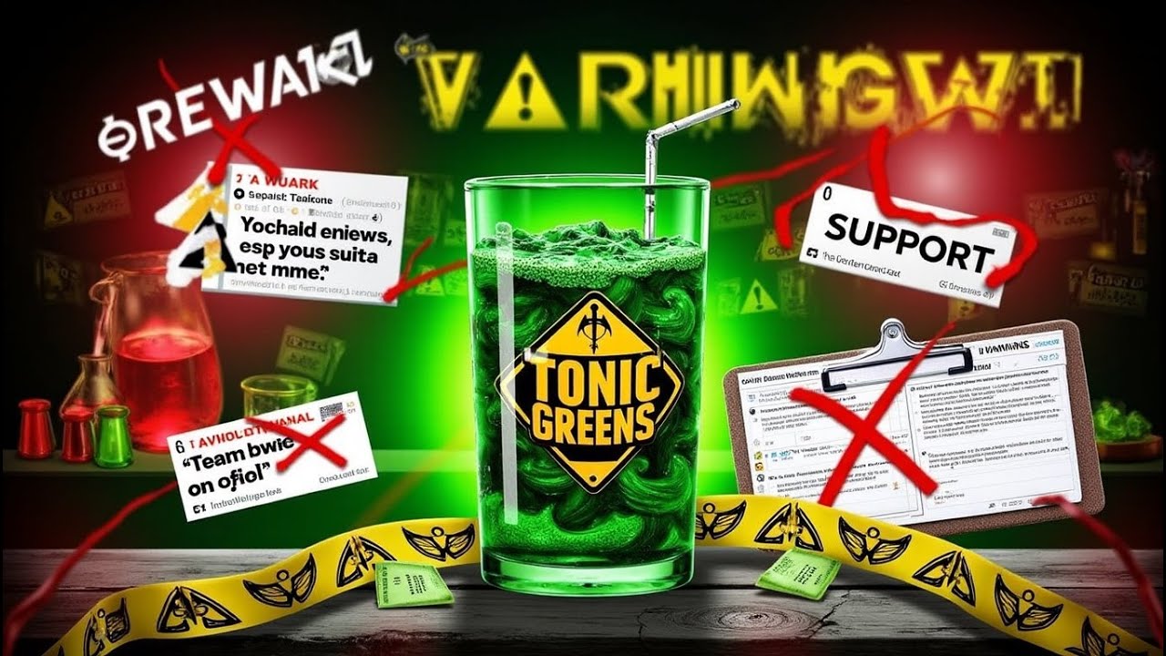 TONIC GREENS ⚠️BEWARE!⚠️ TonicGreens Review Tonic Greens Reviews TonicGreens Support