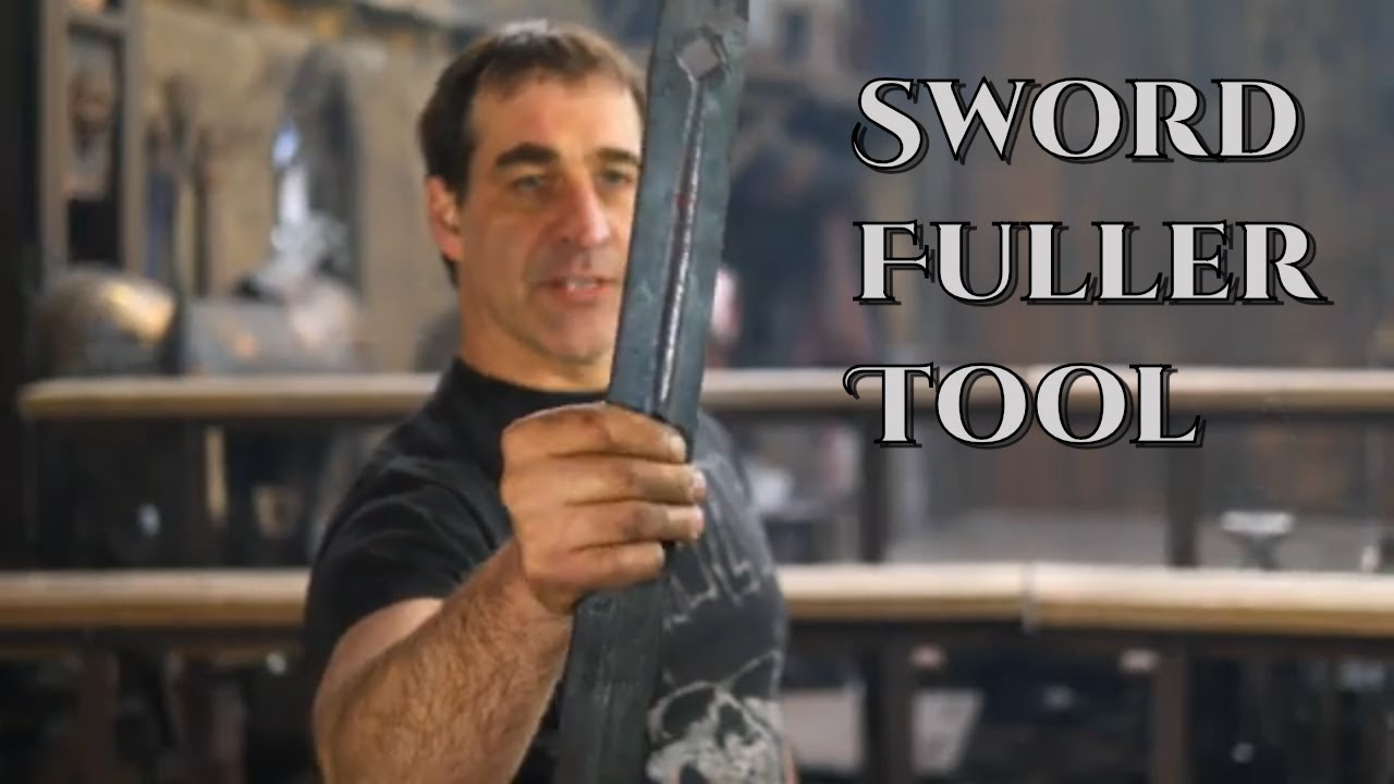 Sword Fullering Tool - Power Hammer Jig