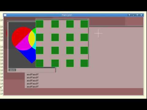 Experimental window system with terminal and small lisp implementation