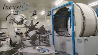 Robotic Shelling System - The automated and robotised solution for an Investment-Casting foundry.